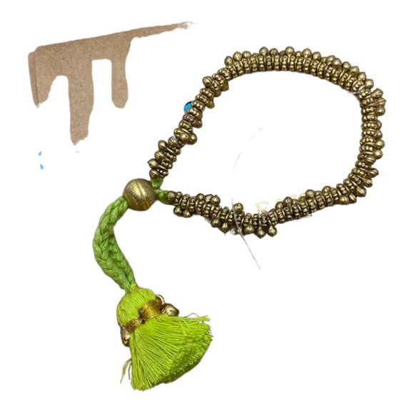 SHIRALEAH Lime and Gold Kali Bracelet NWT - Picture 2 of 4